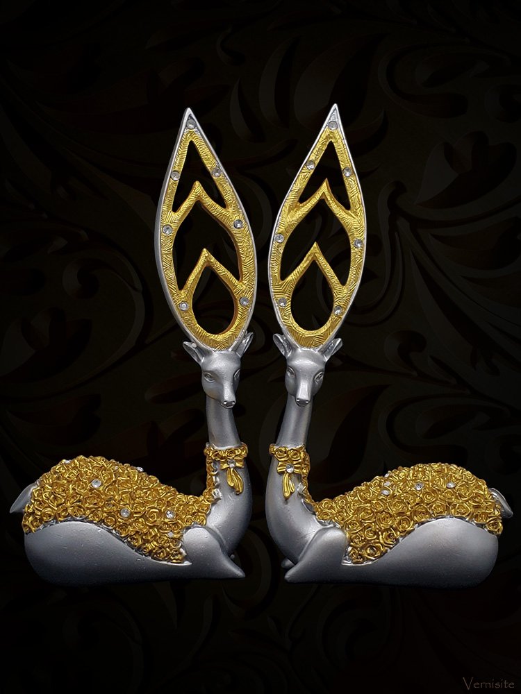 Stylish Fashion Deer Decor – Graceful Animal Figurine