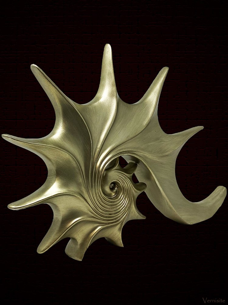 Sea Conch Artisanal Statue – Coastal Inspired Home Décor