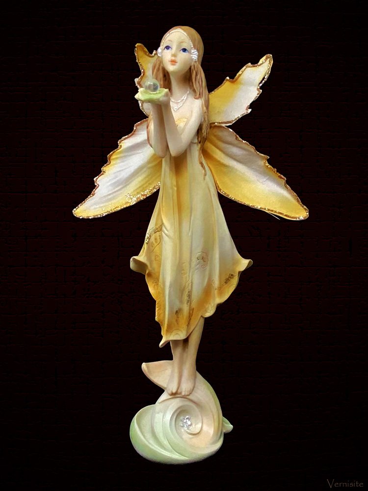 Pearl Butterfly Angel Sculpture - Symbol of Feminine Beauty