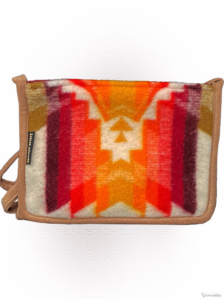 Handmade Navajo Wool Crossbody Bag | Southwestern Tribal Shoulder Purse