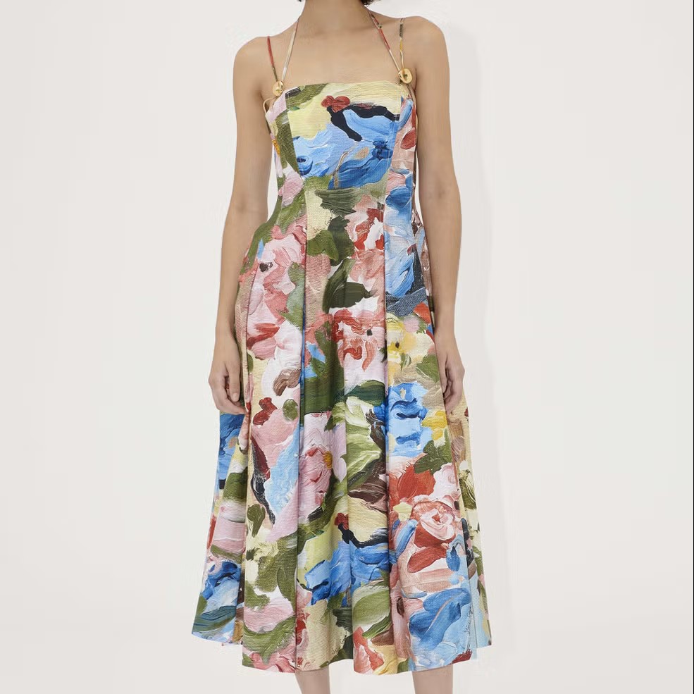 AFP - Stine Goya High-Volume Floral Cotton Dress
