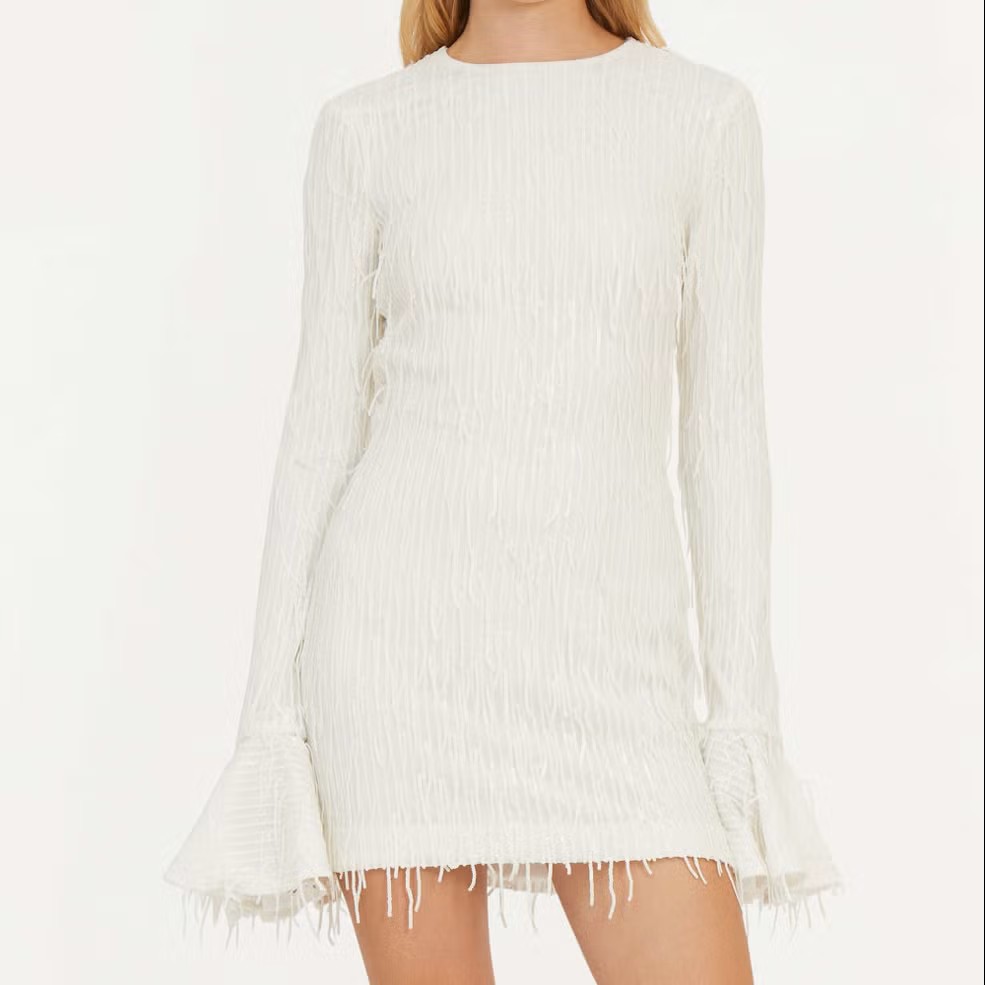 AFP - ROTATE Birger Christensen Embellished Mesh Mini Dress