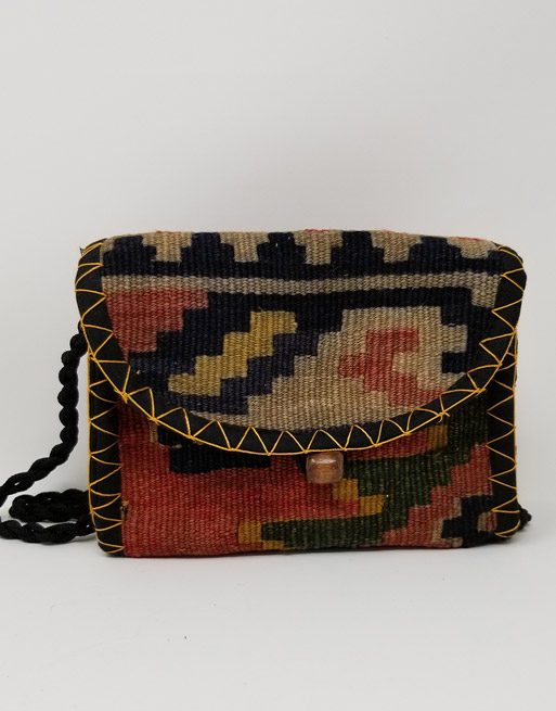 vernisite Colorful Ethnic Bohemian Purse Bag