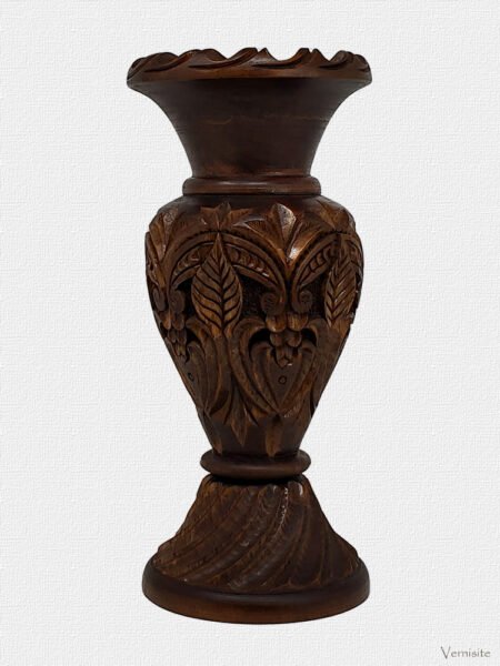 Armenian Handcrafted Wooden Vase – Art Decor and Tradition