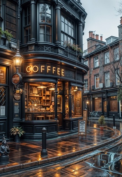 Coffee shop French