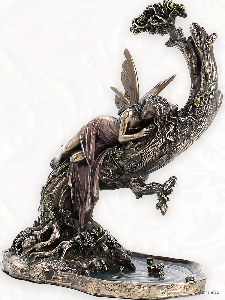 VAM - Siesta Fairy Sculpture with Antique Bronze Finish