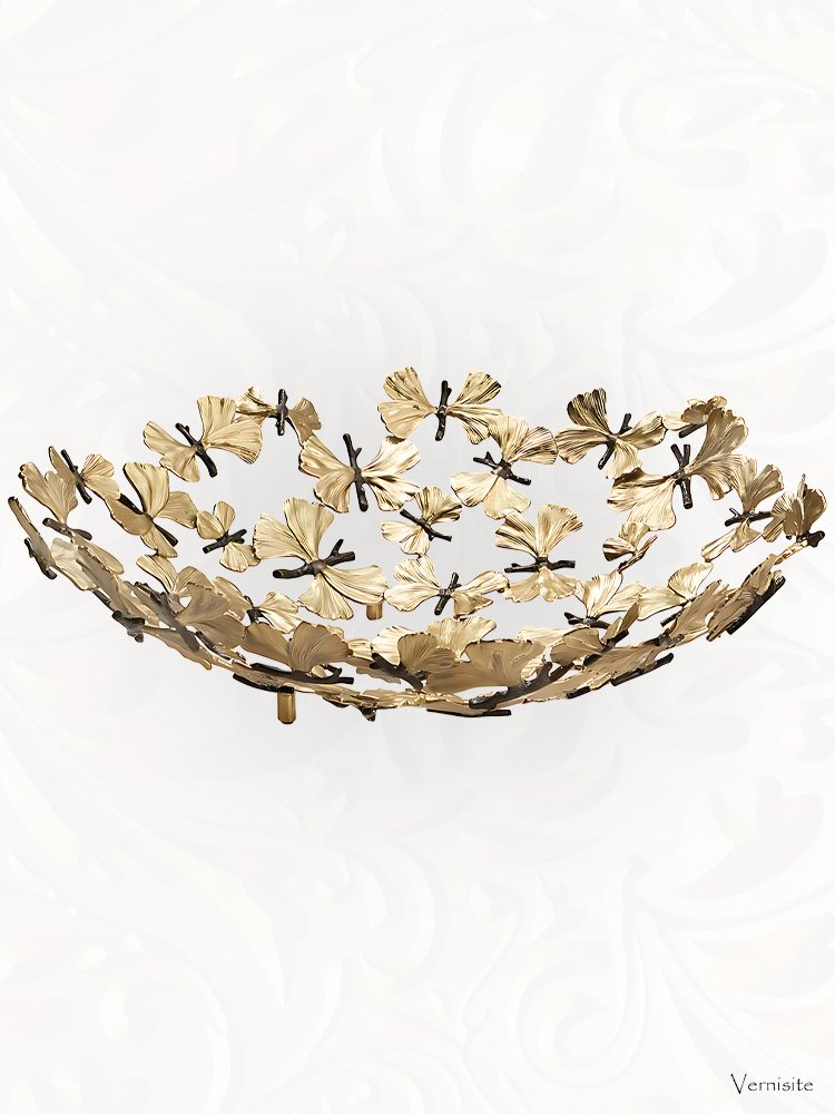 Butterfly Ginkgo Handcrafted Centerpiece Bowl - Gift