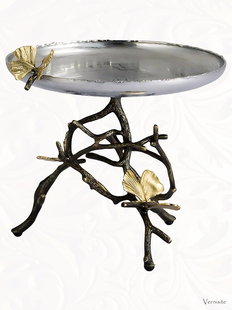 Butterfly Ginkgo Handcrafted Candy Dish Decor - Gift