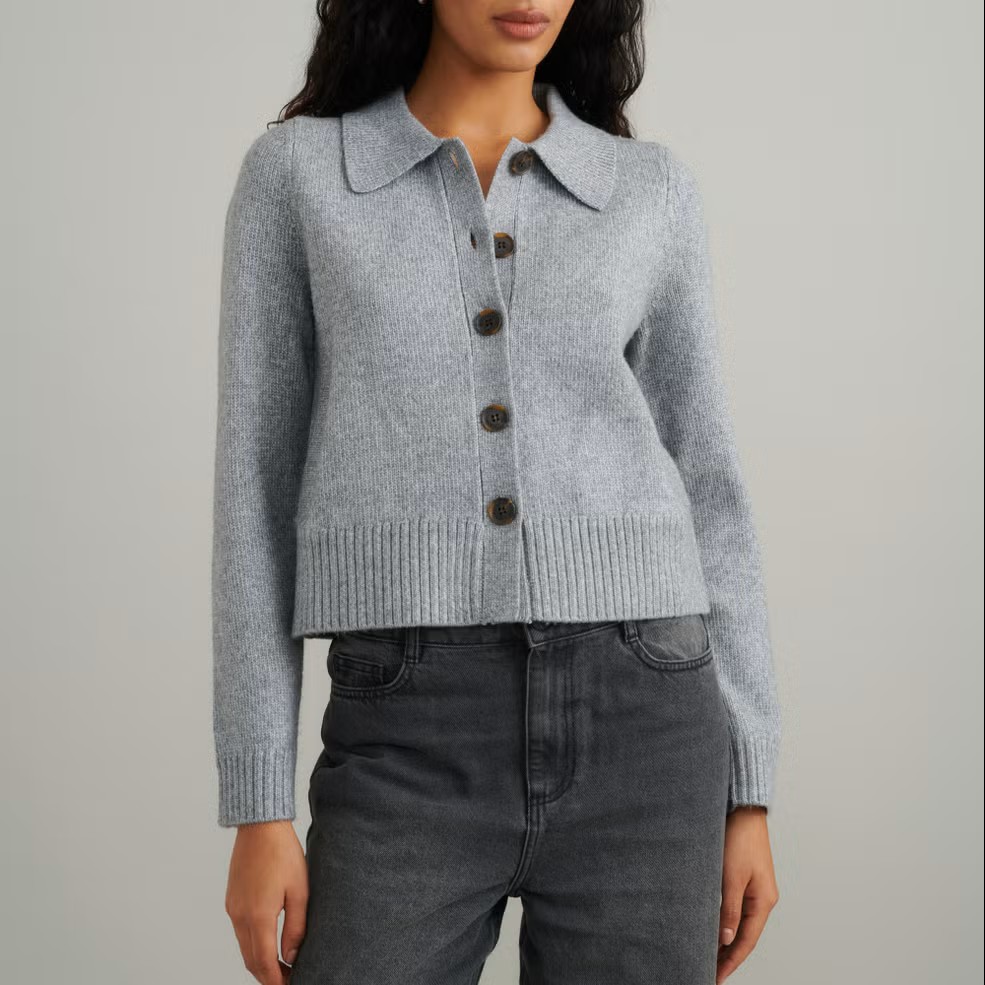 AFP - Nobody's Child Collar Knit Cardigan