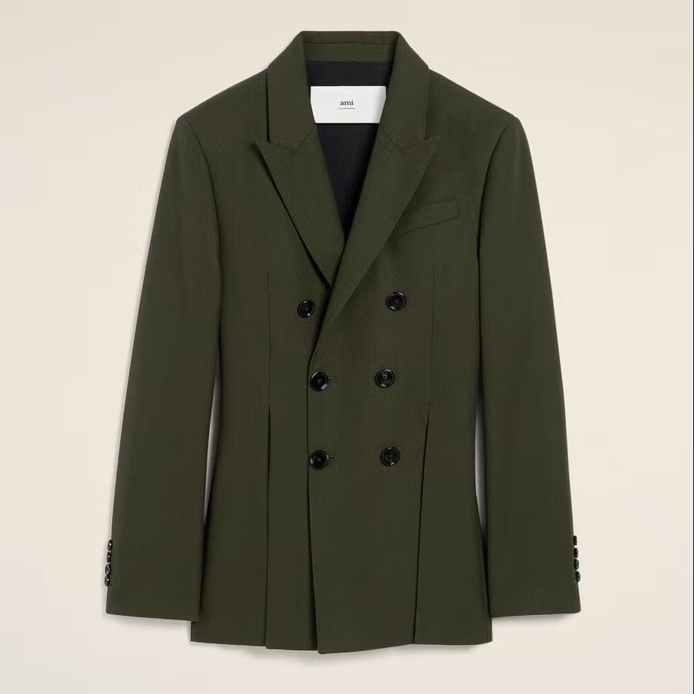 AFP - AMI Classic Double-Breasted Wool Jacket