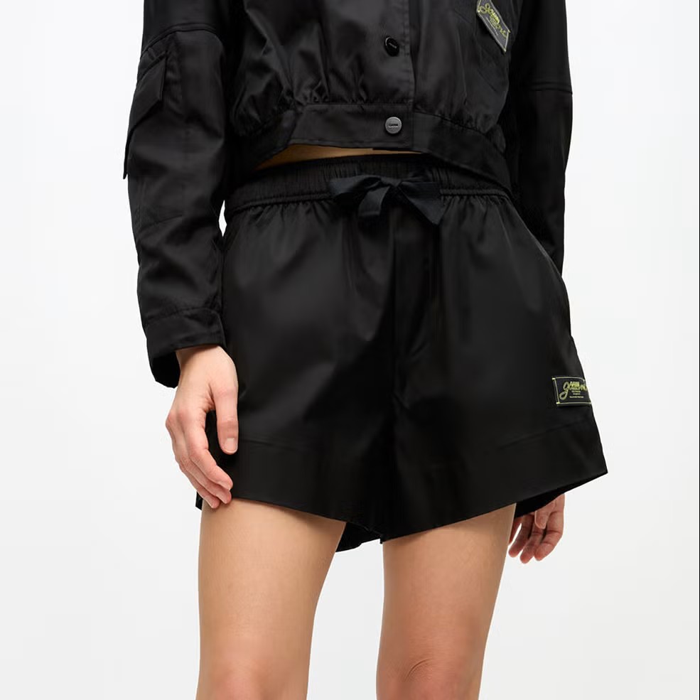 AFP - Ganni Duchesse Nylon Shorts