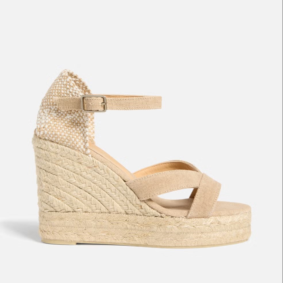 AFP - Castañer Women's Bruna Cotton-Canvas Sandals