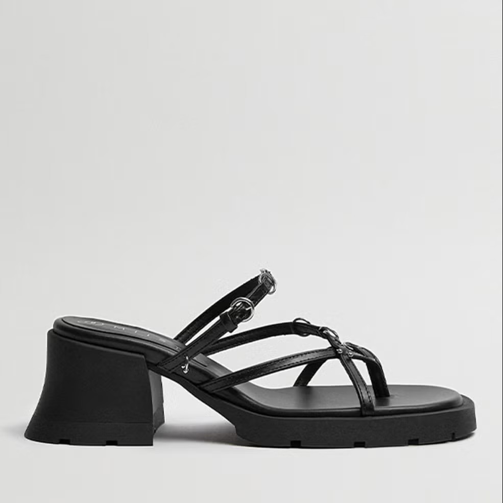 AFP - E8 by Miista Women's Jaslene Block Heeled Sandals - Black