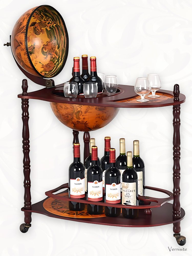 Italian Large Replica Globe Bar Liquor Cabinet - Gift