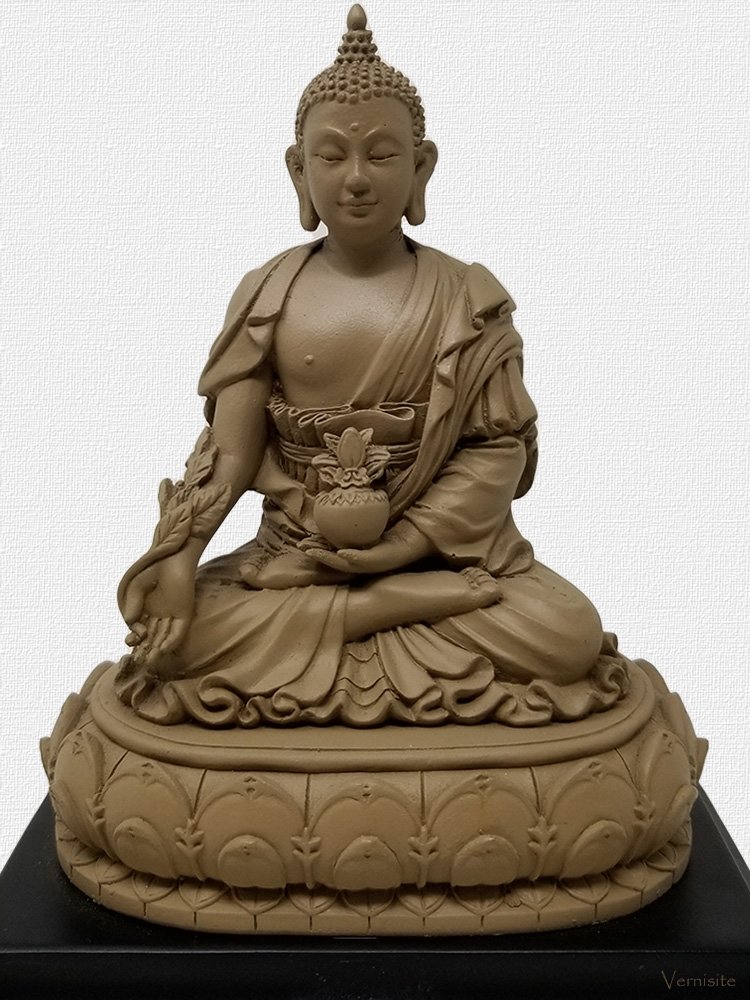 Medicine Buddha Handcrafted Meditation Statue | Buddhist Healing, Peace & Wisdom Sculpture