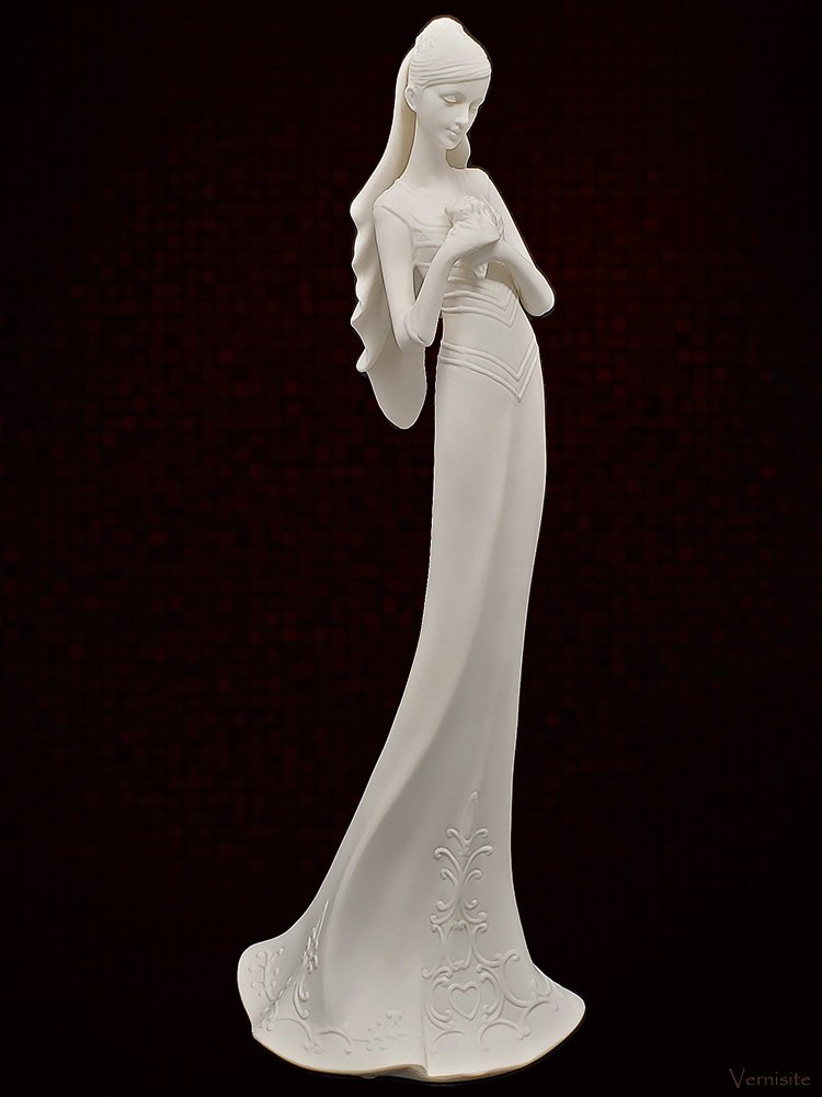 Bride Holding Flower Statue | Handcrafted Symbol of Love & New Beginnings