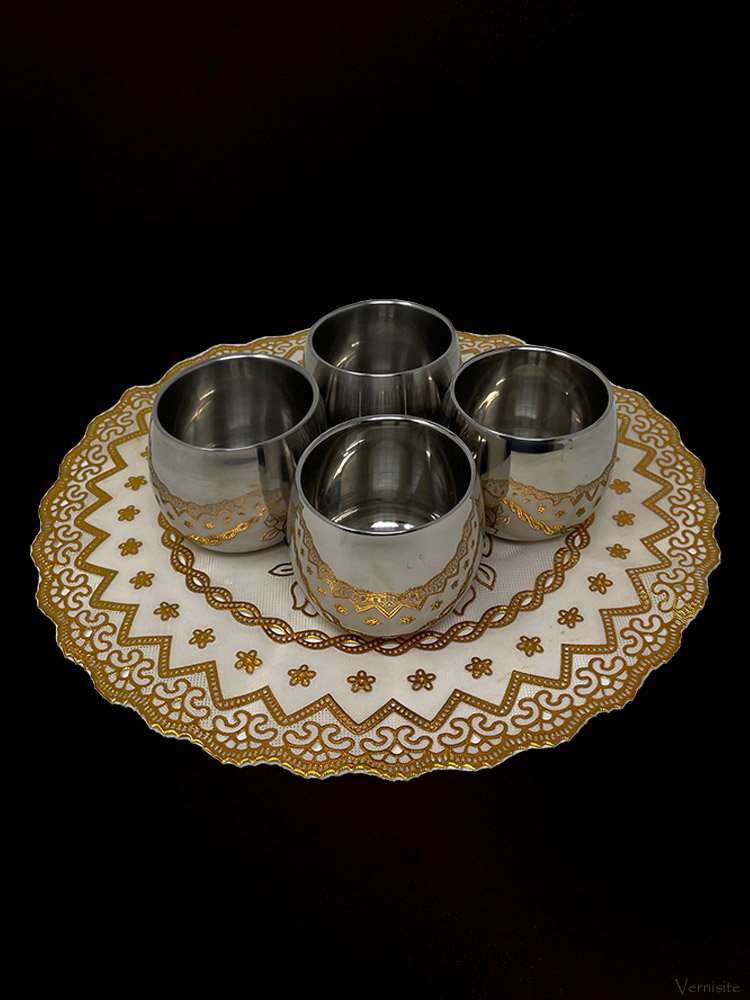 Stainless Steel Mini Cups | Double Wall Cute Drinkware Set of 4