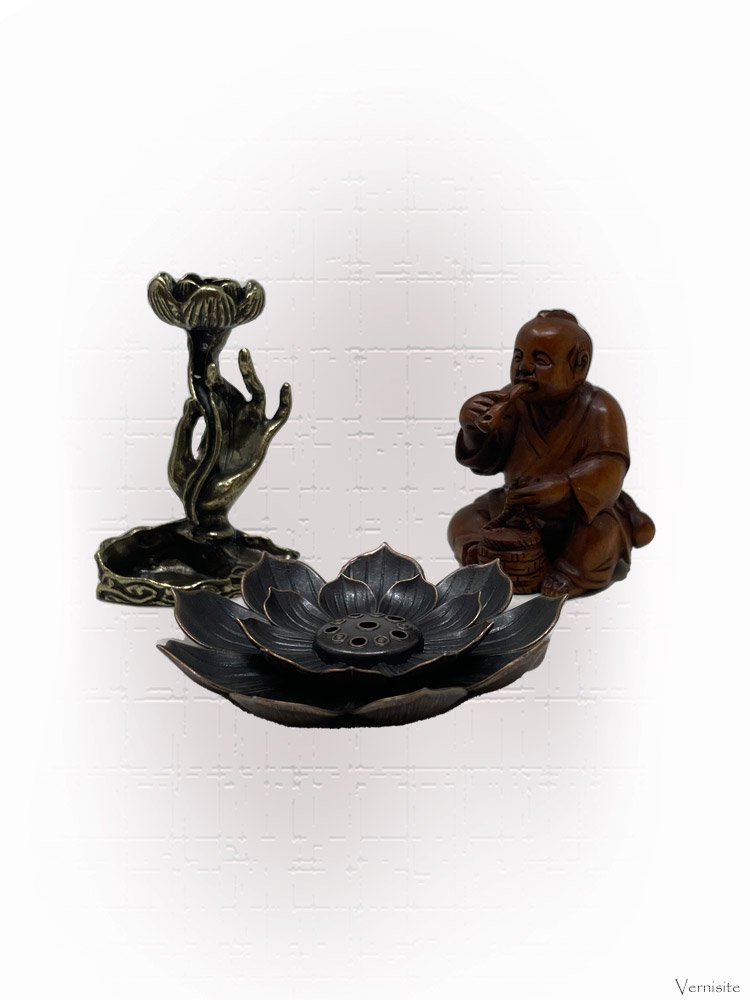 Three Small Incense Burners | Home Meditation Decor